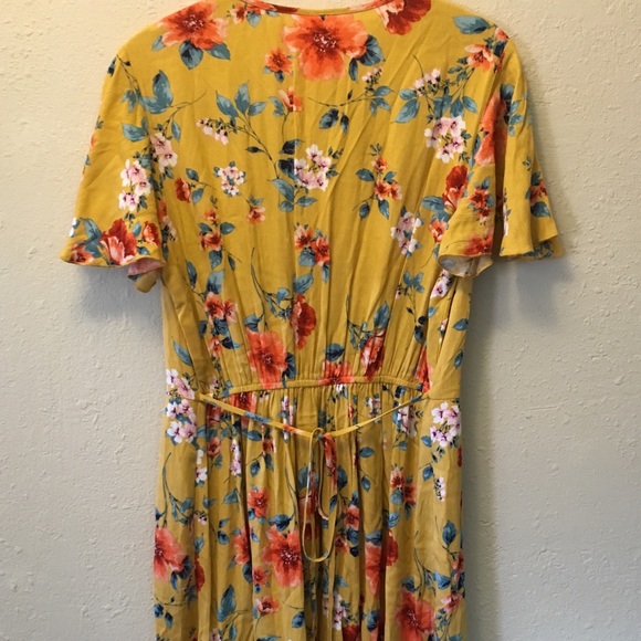 Xhilaration Yellow Floral Dress - Picture 7 of 8